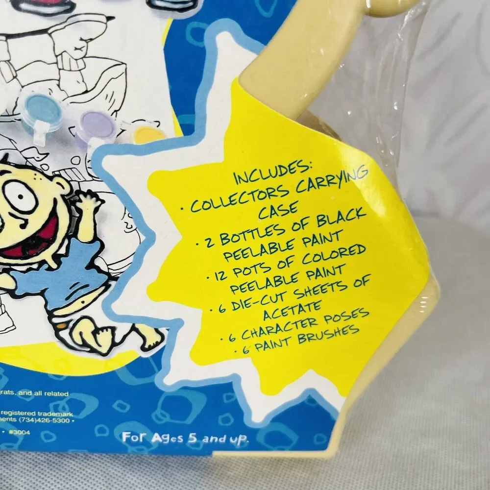 NICKELODEON Rugrats Tommy's Liquid Magic Window‎ Art Activity Case Sealed 1997